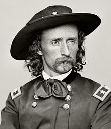 Gen. George Armstrong Custer, hero in the Civil War and failure in the Indian Wars