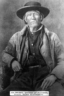 Jim Felix Bridger, a legendary Mountain Man, explorer, trapper, trader and peacemaker.