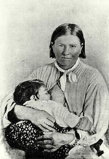 Cynthia Ann Parker, kidnapped, at a young age, she lived among the Comanche and is the mother of Quanah Parker, the last Comanche Chief